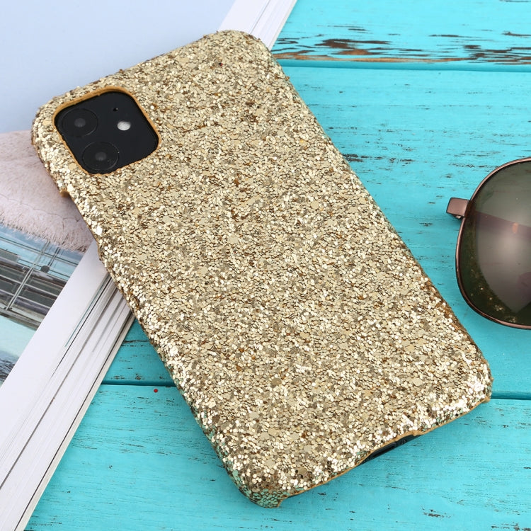 For iPhone 11 Shockproof Glitter Powder PC Protective Case