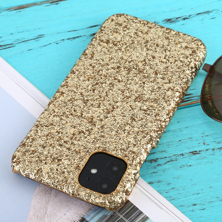 For iPhone 11 Shockproof Glitter Powder PC Protective Case