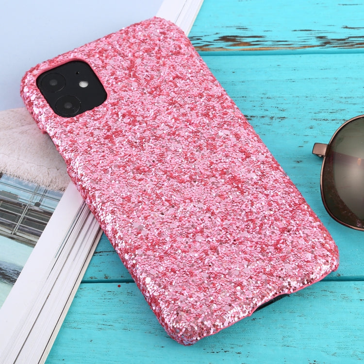 For iPhone 11 Shockproof Glitter Powder PC Protective Case