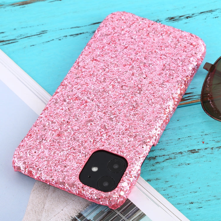 For iPhone 11 Shockproof Glitter Powder PC Protective Case