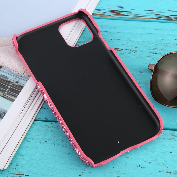 For iPhone 11 Shockproof Glitter Powder PC Protective Case