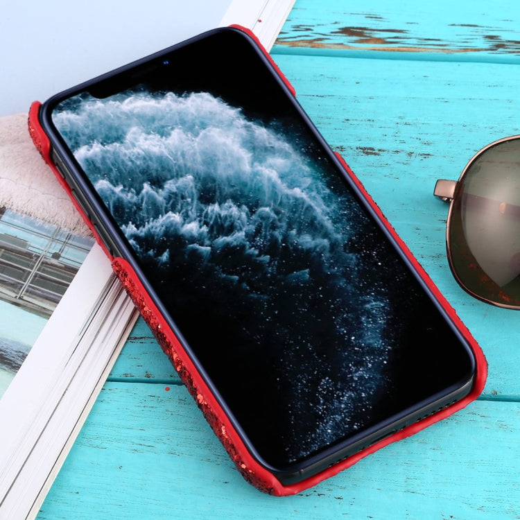 For iPhone 11 Pro Shockproof Glitter Powder PC Protective Case