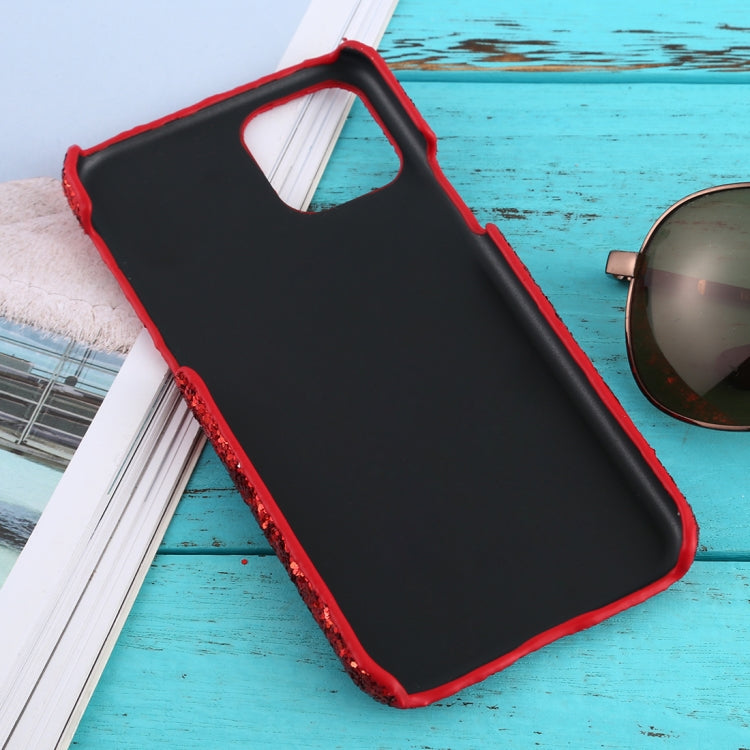 For iPhone 11 Pro Shockproof Glitter Powder PC Protective Case