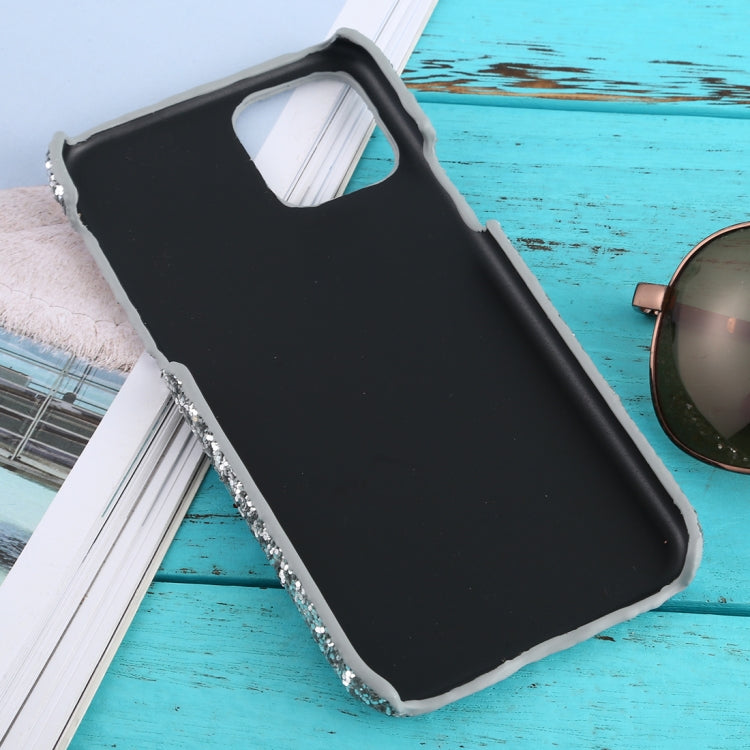 For iPhone 11 Pro Shockproof Glitter Powder PC Protective Case