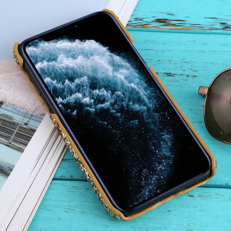 For iPhone 11 Pro Shockproof Glitter Powder PC Protective Case