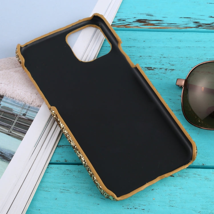 For iPhone 11 Pro Shockproof Glitter Powder PC Protective Case