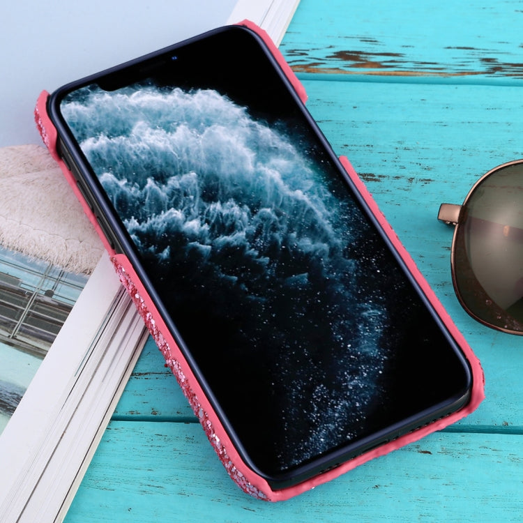 For iPhone 11 Pro Shockproof Glitter Powder PC Protective Case