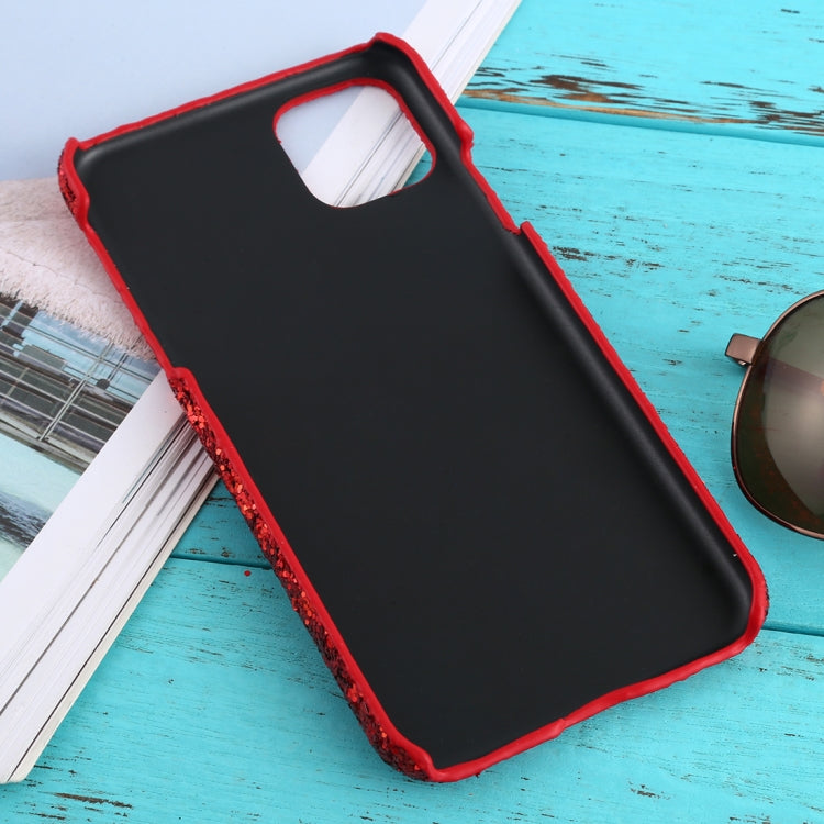 For iPhone 11 Pro Max Shockproof Glitter Powder PC Protective Case
