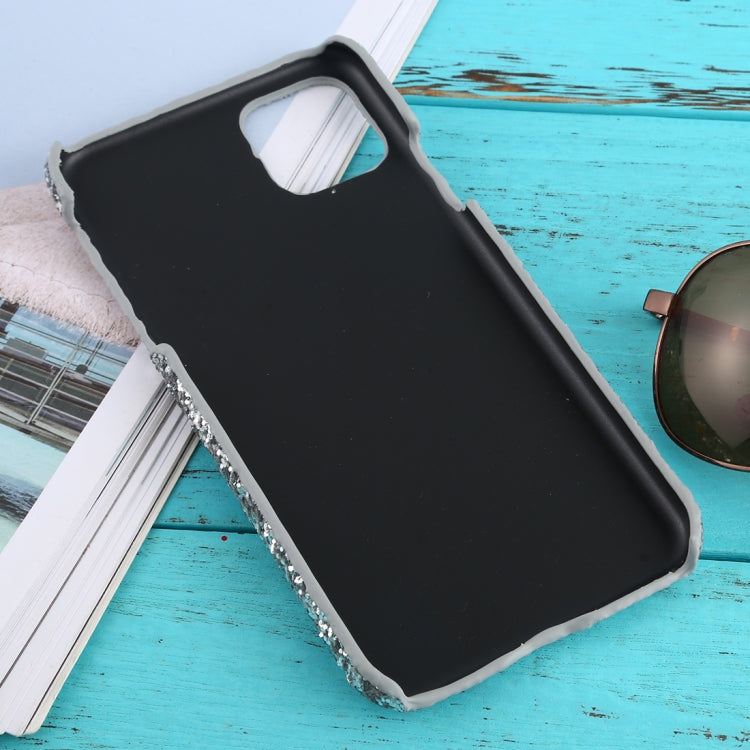 For iPhone 11 Pro Max Shockproof Glitter Powder PC Protective Case