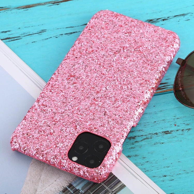 For iPhone 11 Pro Max Shockproof Glitter Powder PC Protective Case