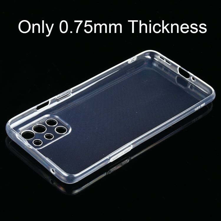 For OnePlus 9R 0.75mm Ultra-thin Transparent TPU Soft Protective Case