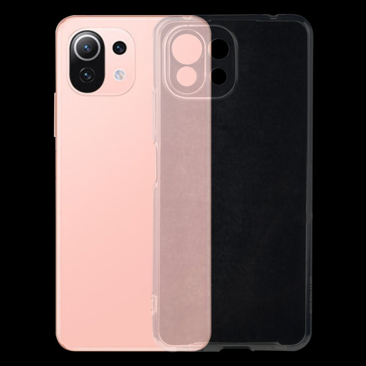 For Xiaomi Mi 11 Lite 0.75mm Ultra-thin Transparent TPU Soft Protective Case