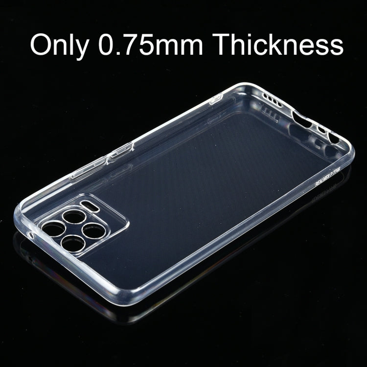 For OPPO Realme 8 Pro 0.75mm Ultra-thin Transparent TPU Soft Protective Case