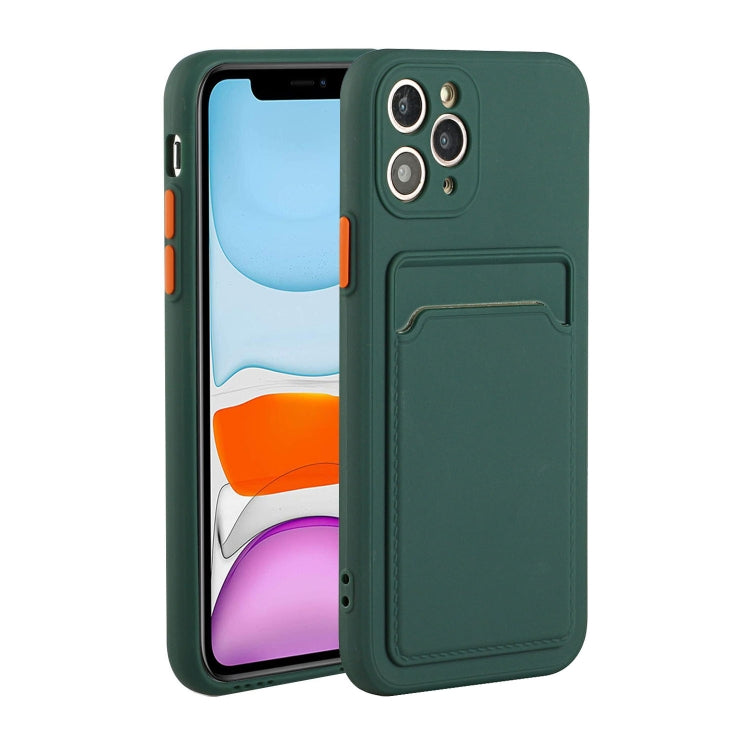 Card Slot Design Shockproof TPU Protective Case For iPhone 11 Pro
