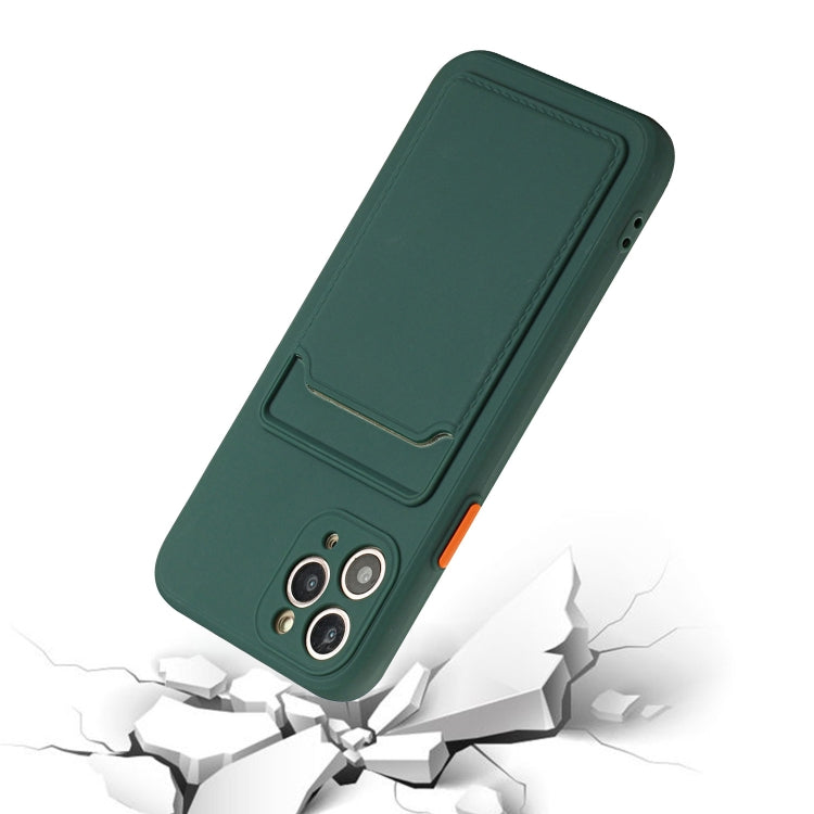 Card Slot Design Shockproof TPU Protective Case For iPhone 11 Pro