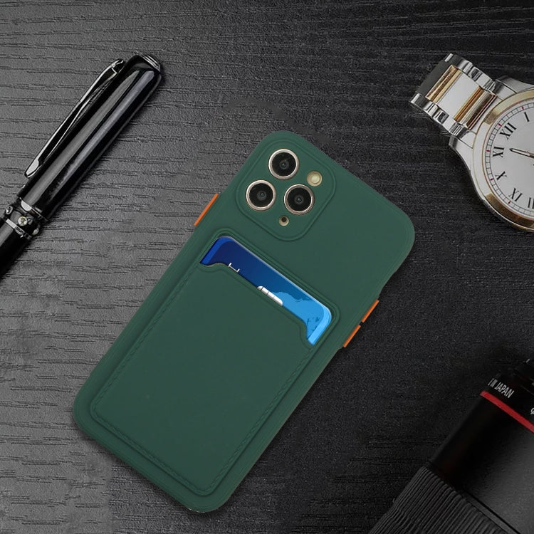 Card Slot Design Shockproof TPU Protective Case For iPhone 11 Pro