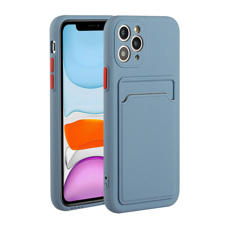Card Slot Design Shockproof TPU Protective Case For iPhone 11 Pro