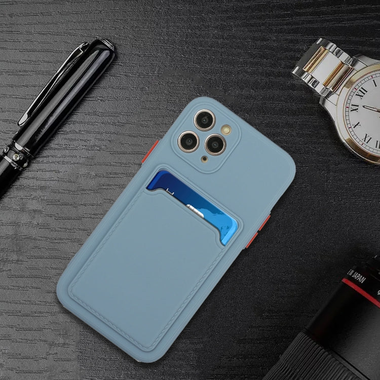 Card Slot Design Shockproof TPU Protective Case For iPhone 11 Pro