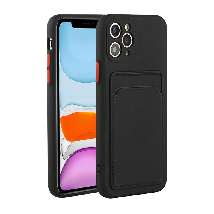 Card Slot Design Shockproof TPU Protective Case For iPhone 11 Pro