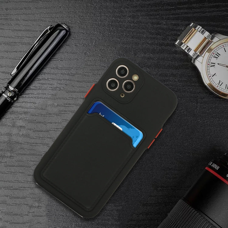 Card Slot Design Shockproof TPU Protective Case For iPhone 11 Pro