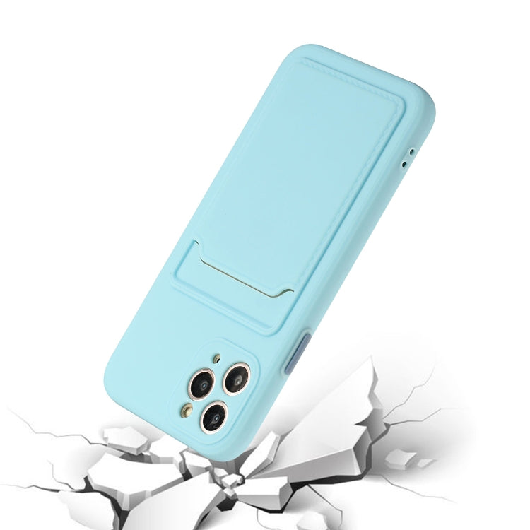Card Slot Design Shockproof TPU Protective Case For iPhone 11 Pro