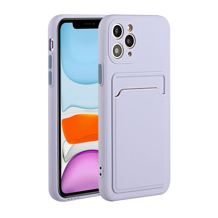Card Slot Design Shockproof TPU Protective Case For iPhone 11 Pro