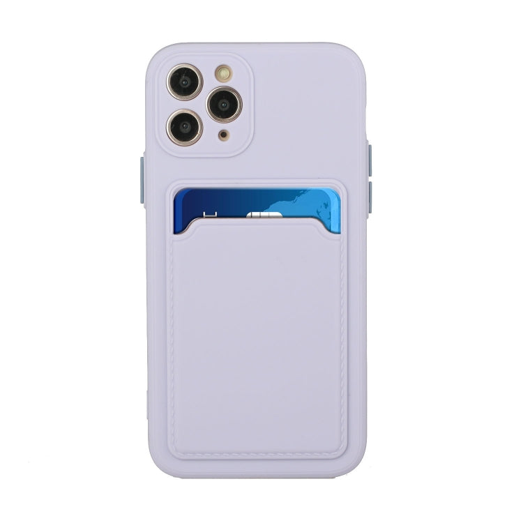 Card Slot Design Shockproof TPU Protective Case For iPhone 11 Pro