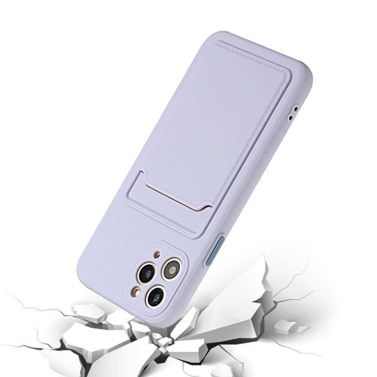 Card Slot Design Shockproof TPU Protective Case For iPhone 11 Pro
