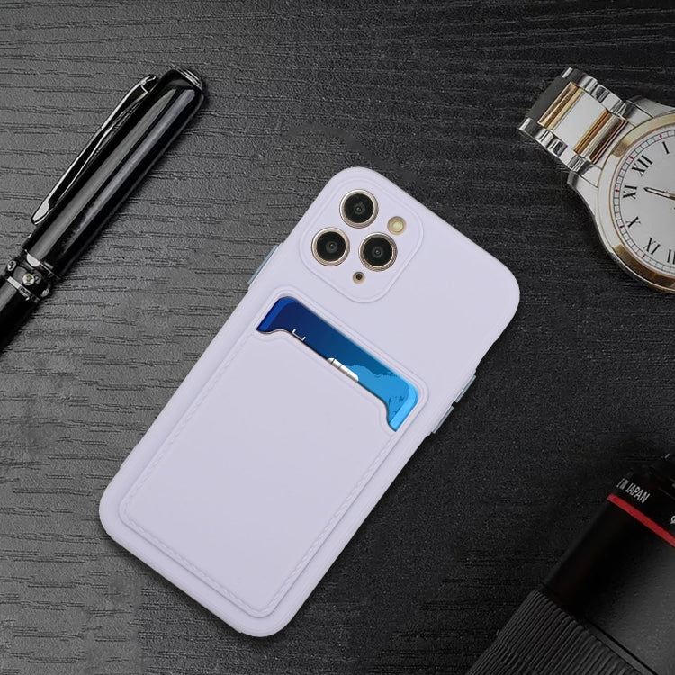 Card Slot Design Shockproof TPU Protective Case For iPhone 11 Pro