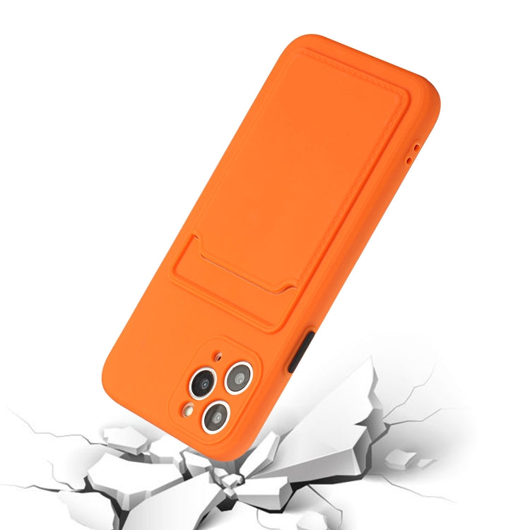 Card Slot Design Shockproof TPU Protective Case For iPhone 11 Pro
