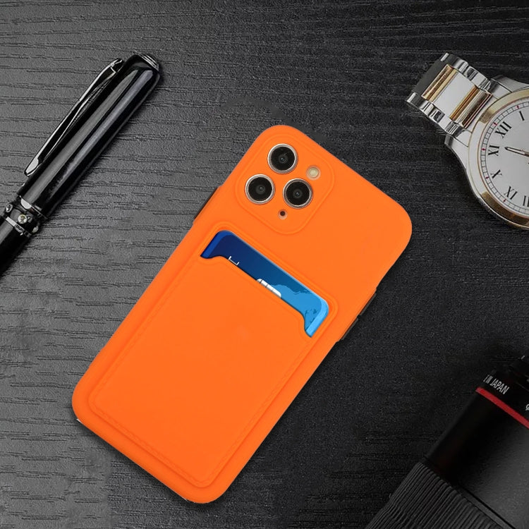 Card Slot Design Shockproof TPU Protective Case For iPhone 11 Pro