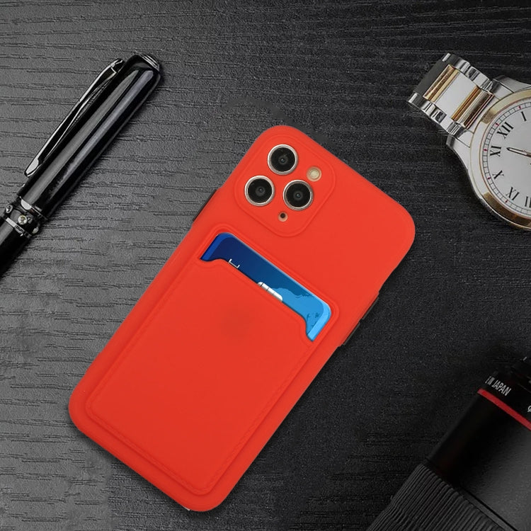 Card Slot Design Shockproof TPU Protective Case For iPhone 11 Pro
