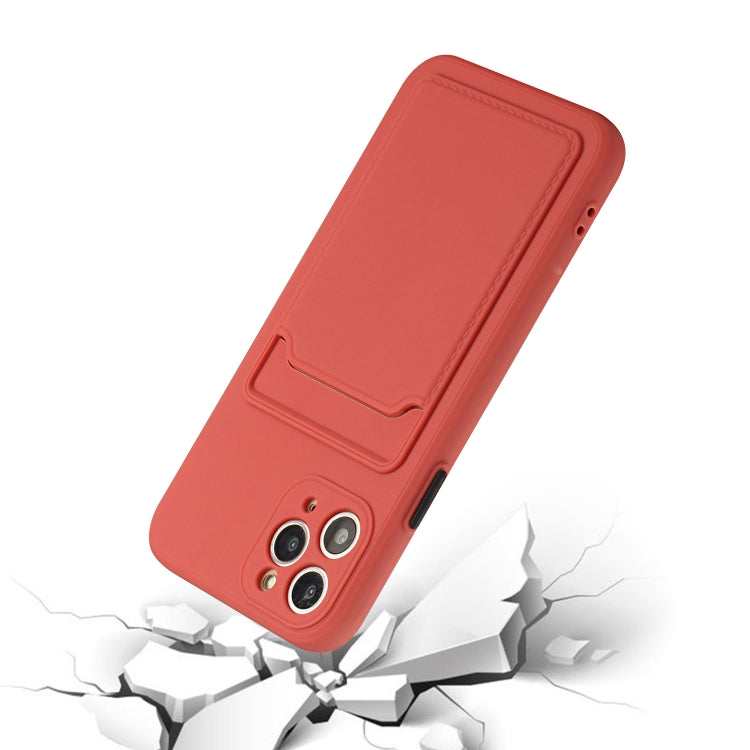 Card Slot Design Shockproof TPU Protective Case For iPhone 11 Pro