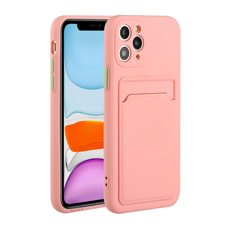 Card Slot Design Shockproof TPU Protective Case For iPhone 11 Pro