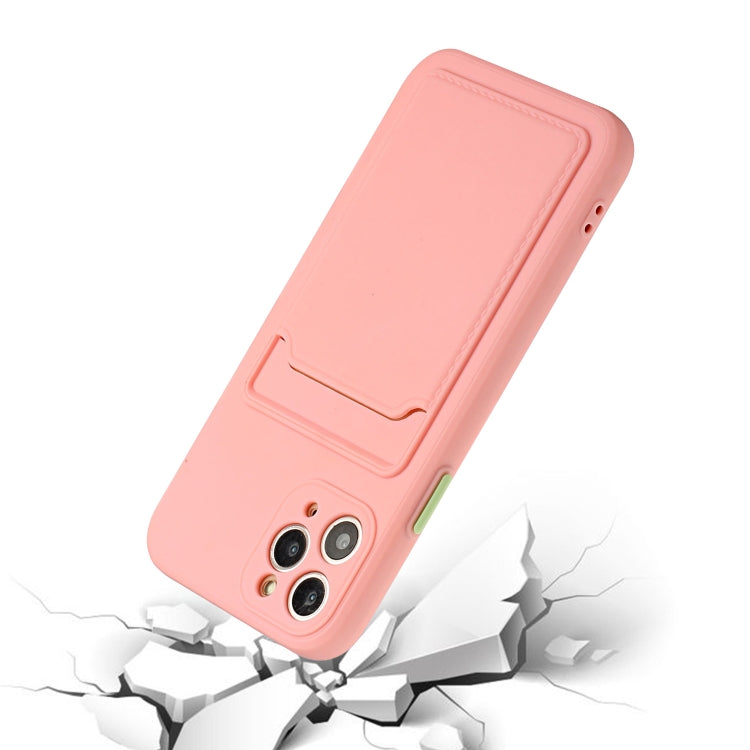 Card Slot Design Shockproof TPU Protective Case For iPhone 11 Pro
