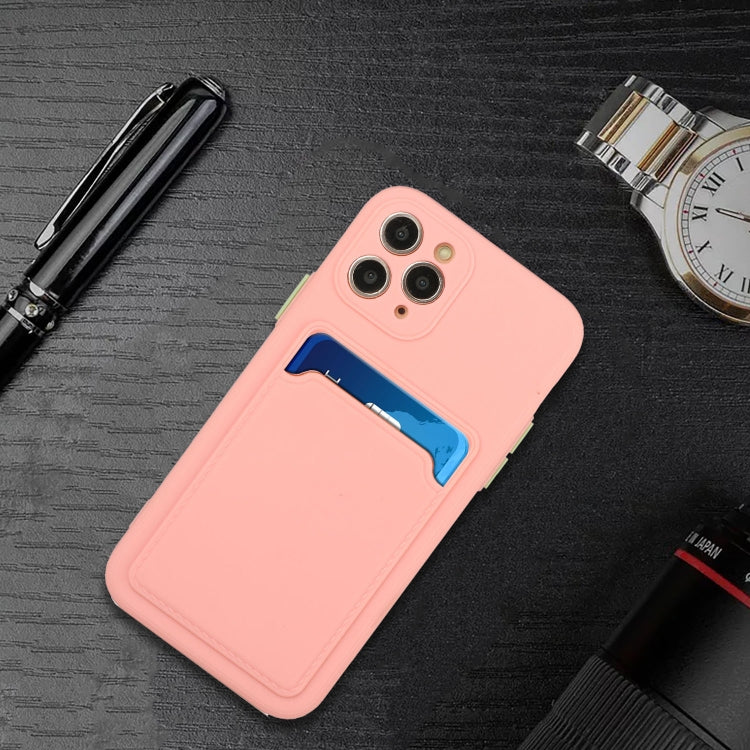 Card Slot Design Shockproof TPU Protective Case For iPhone 11 Pro
