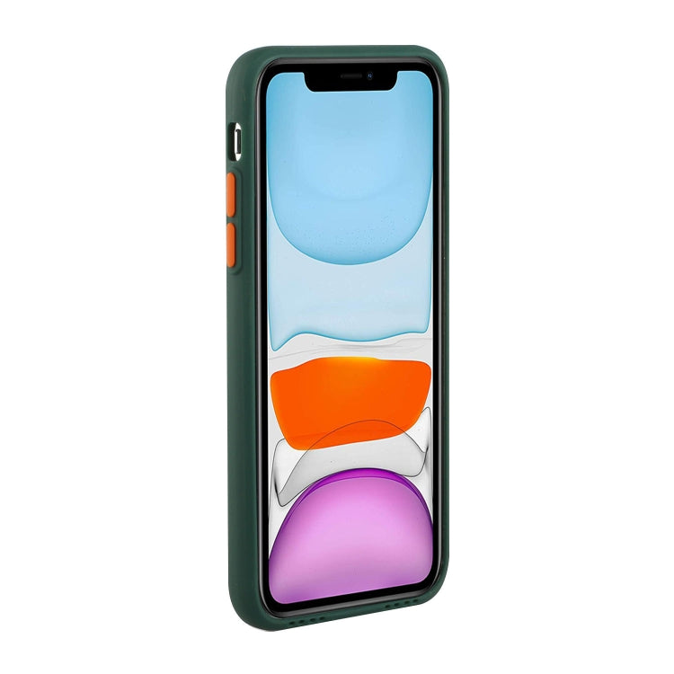For iPhone 12 mini Card Slot Design Shockproof TPU Protective Case