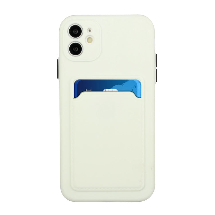 For iPhone 12 mini Card Slot Design Shockproof TPU Protective Case