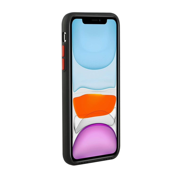 For iPhone 12 mini Card Slot Design Shockproof TPU Protective Case