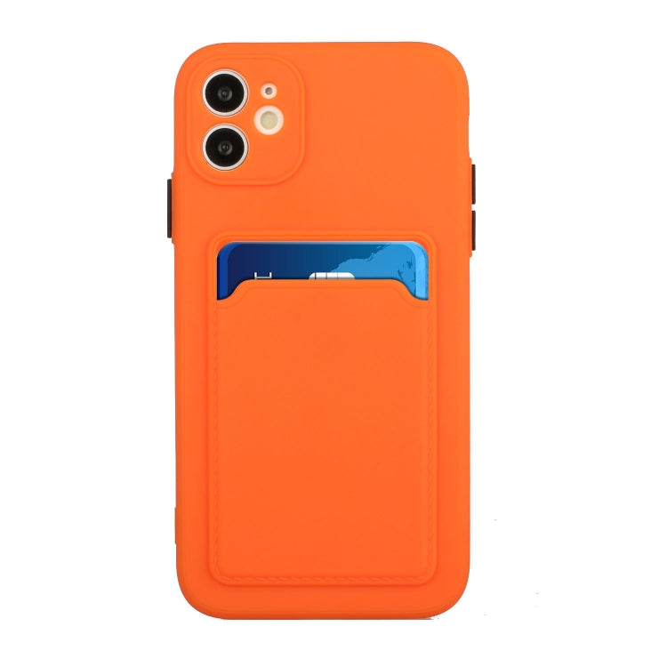 For iPhone 12 mini Card Slot Design Shockproof TPU Protective Case