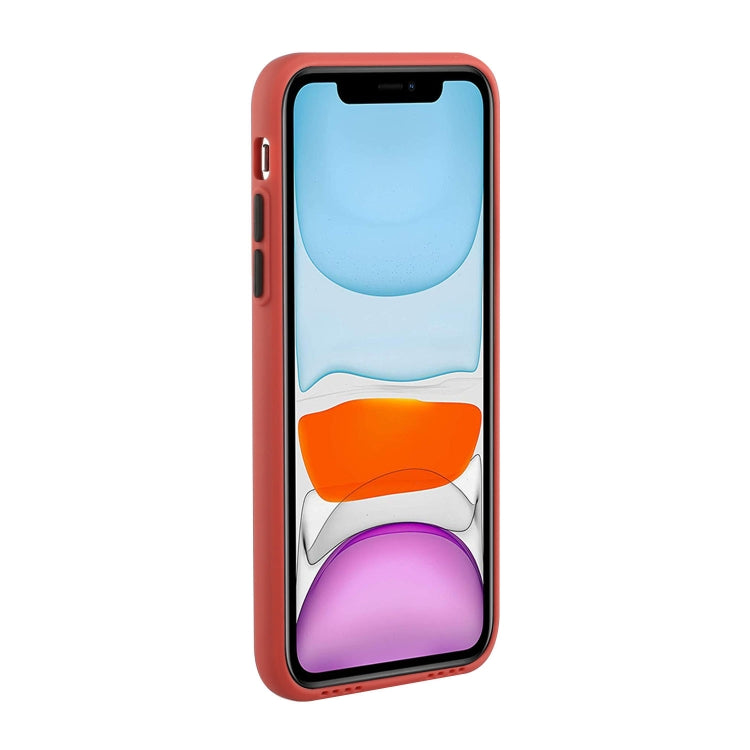 For iPhone 12 mini Card Slot Design Shockproof TPU Protective Case
