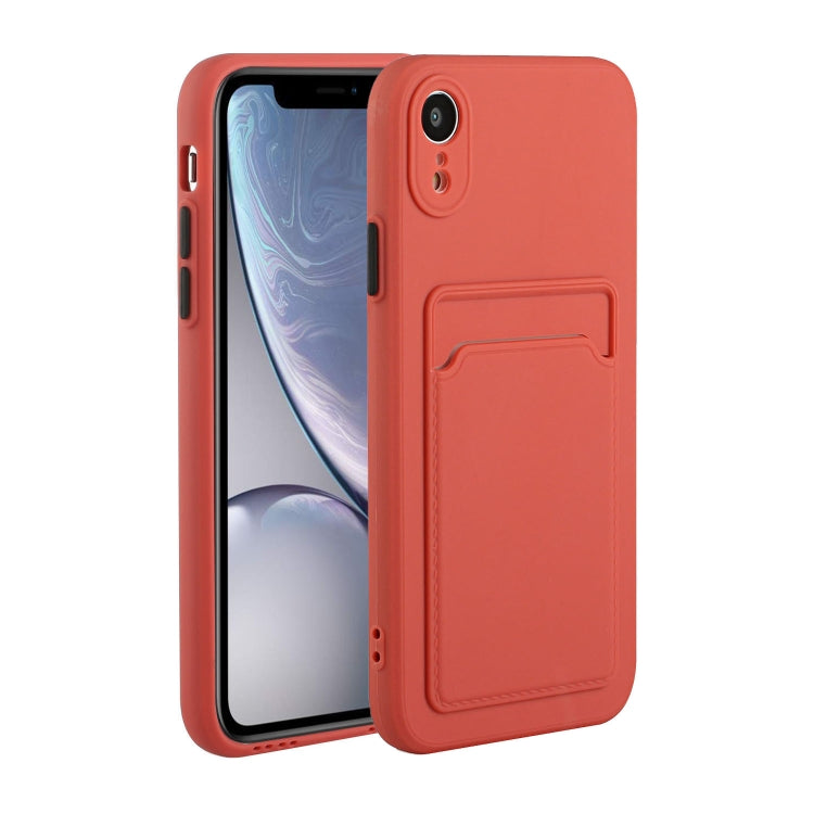 For iPhone XR Card Slot Design Shockproof TPU Protective Case
