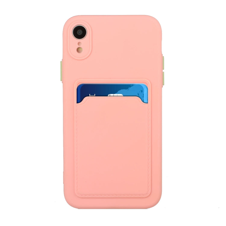 For iPhone XR Card Slot Design Shockproof TPU Protective Case