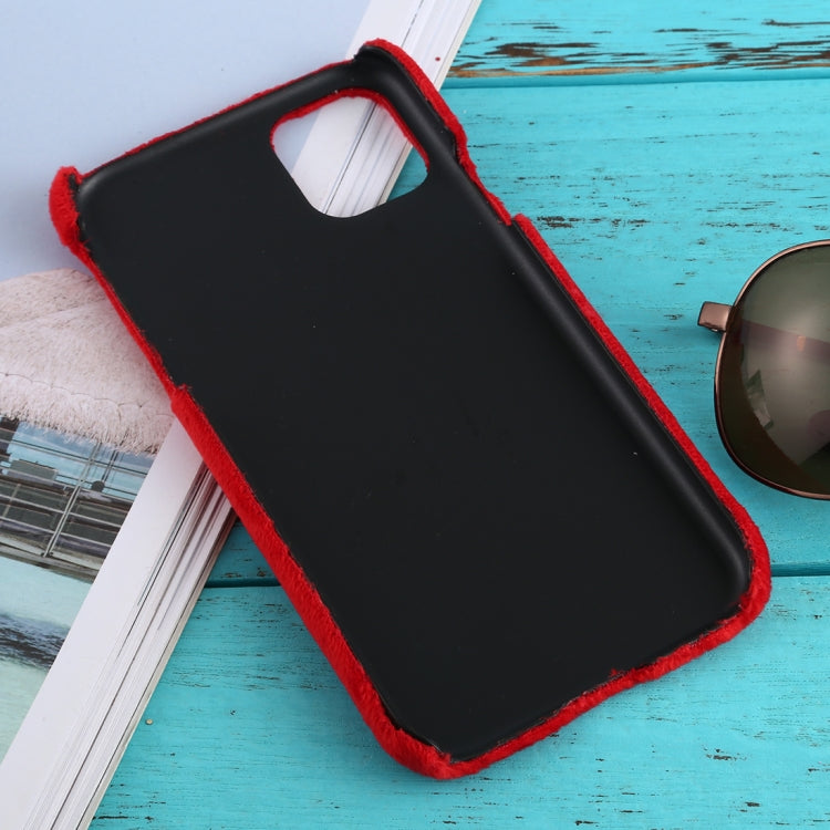 For iPhone 11 Shockproof Plush Back Protective Case