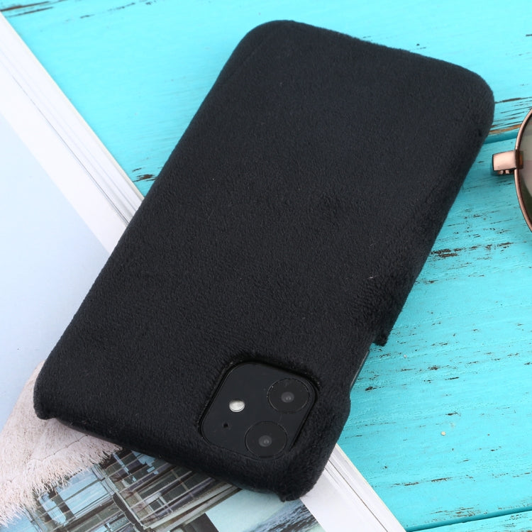 For iPhone 11 Shockproof Plush Back Protective Case