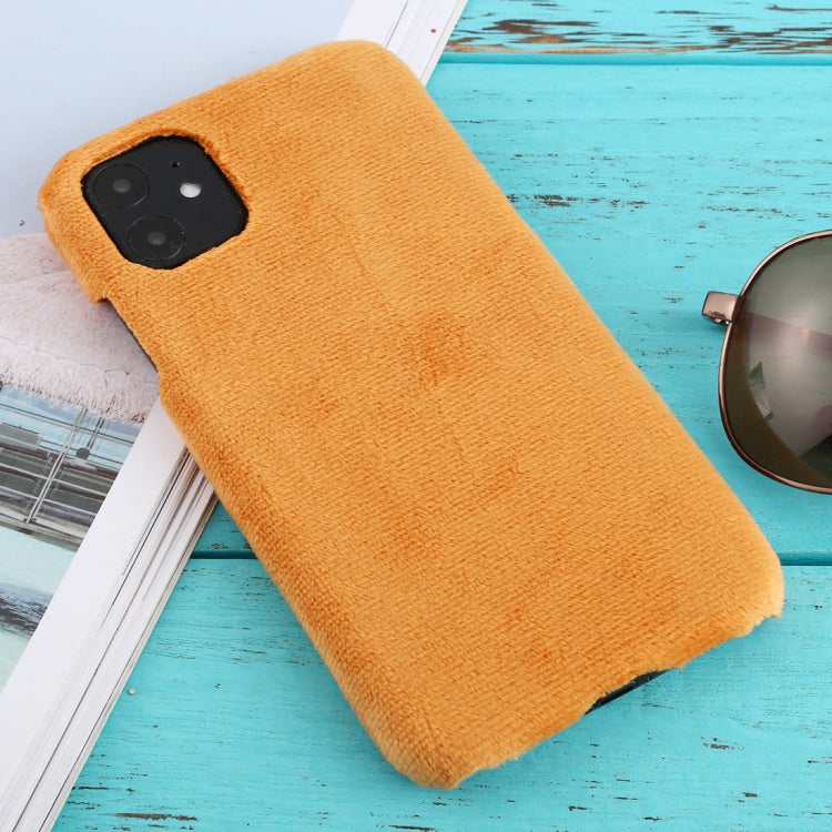 For iPhone 11 Shockproof Plush Back Protective Case