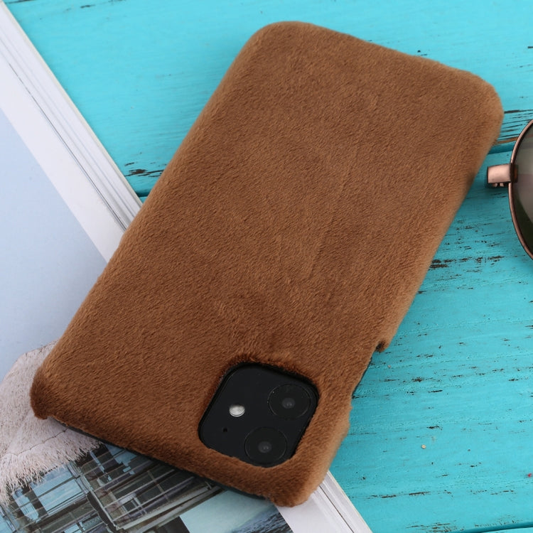 For iPhone 11 Shockproof Plush Back Protective Case