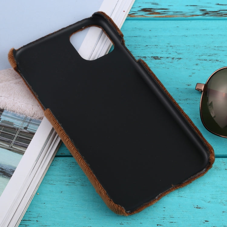For iPhone 11 Shockproof Plush Back Protective Case