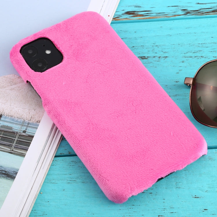 For iPhone 11 Shockproof Plush Back Protective Case