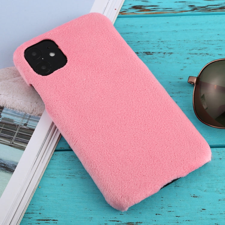 For iPhone 11 Shockproof Plush Back Protective Case